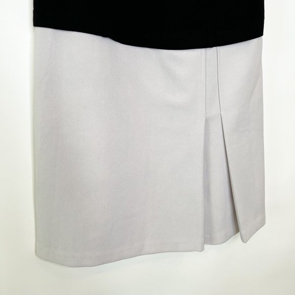 WHBM Dress Black and White Color Block Dress - Picture 3 of 7